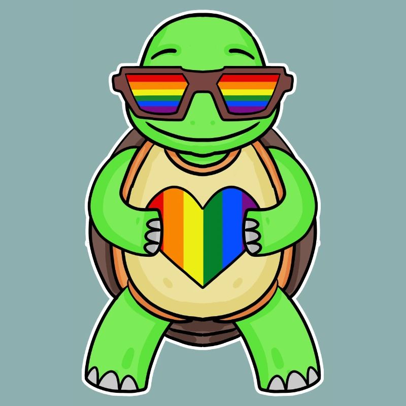 Regenbogen Schildkröte