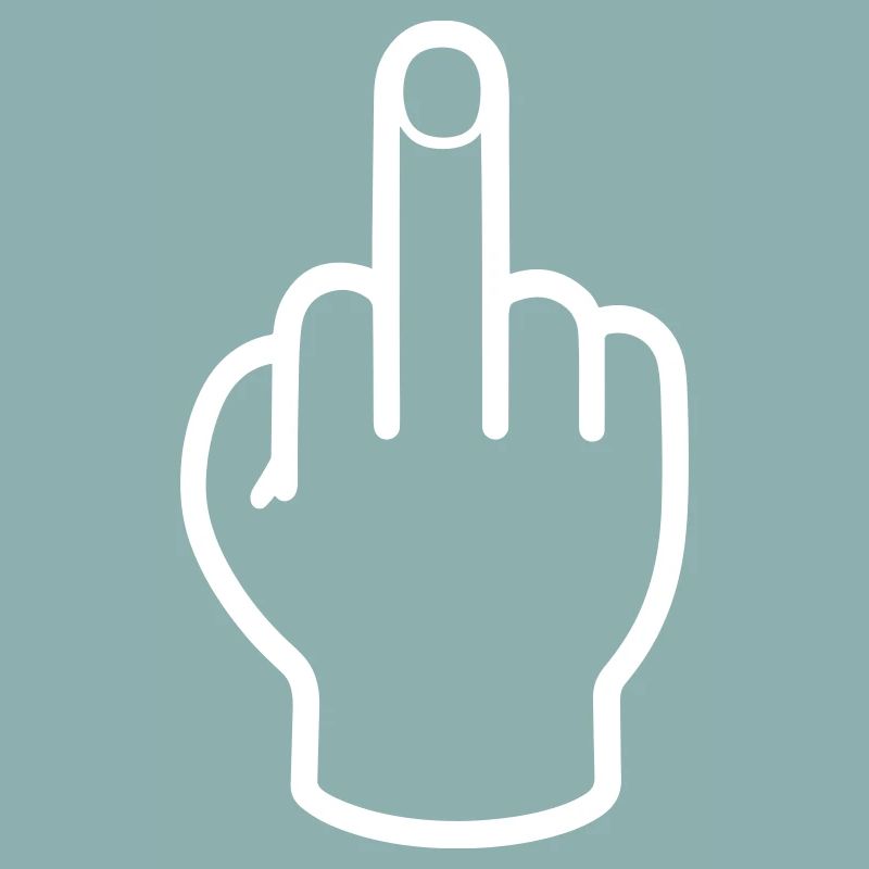 Hand Mittelfinger