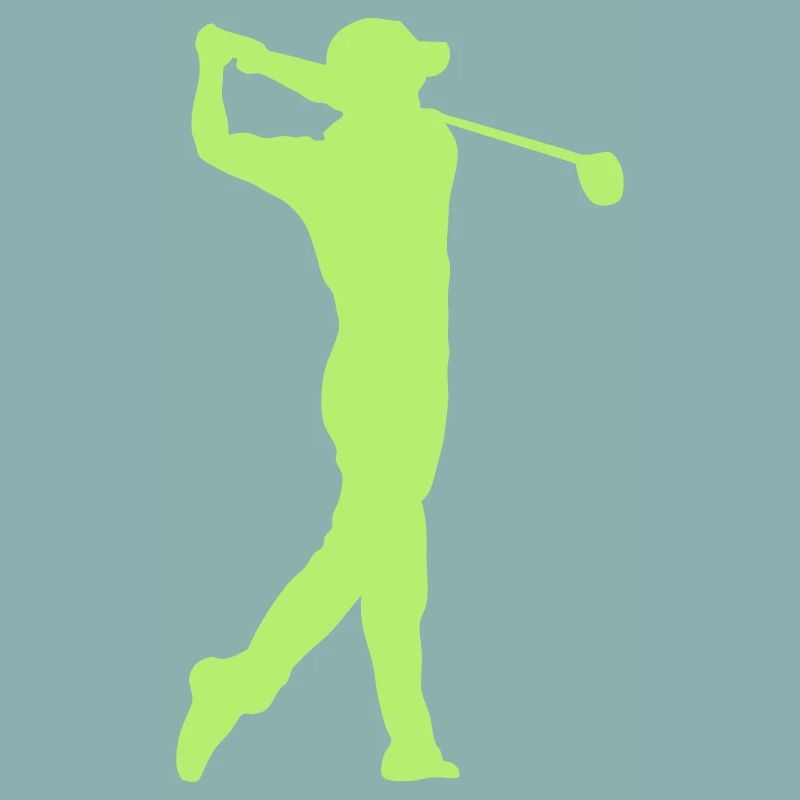 golf swing golfer silhouette drive sport