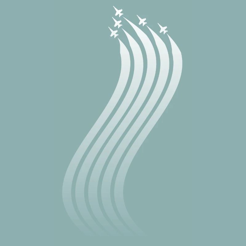 Düsenjäger weiß - Frieden