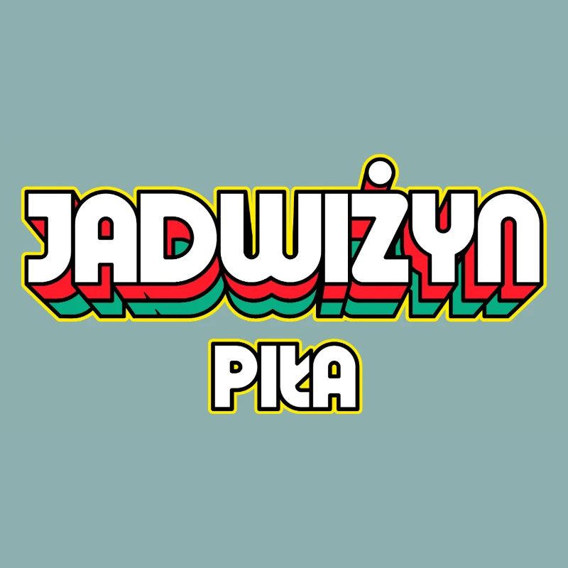 Jadwiżyn Piła. Retro District Name