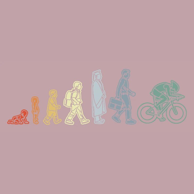 Radfahrer Evolution