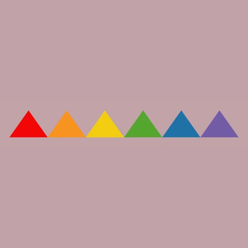 Rainbow triangle