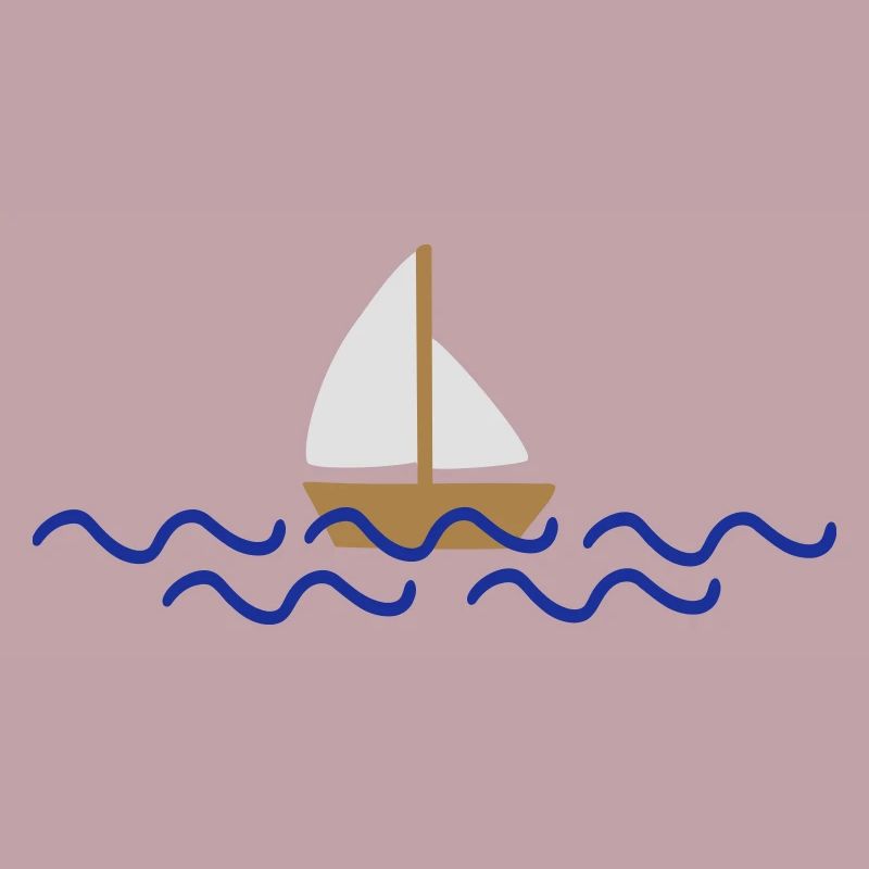 ship with waves
