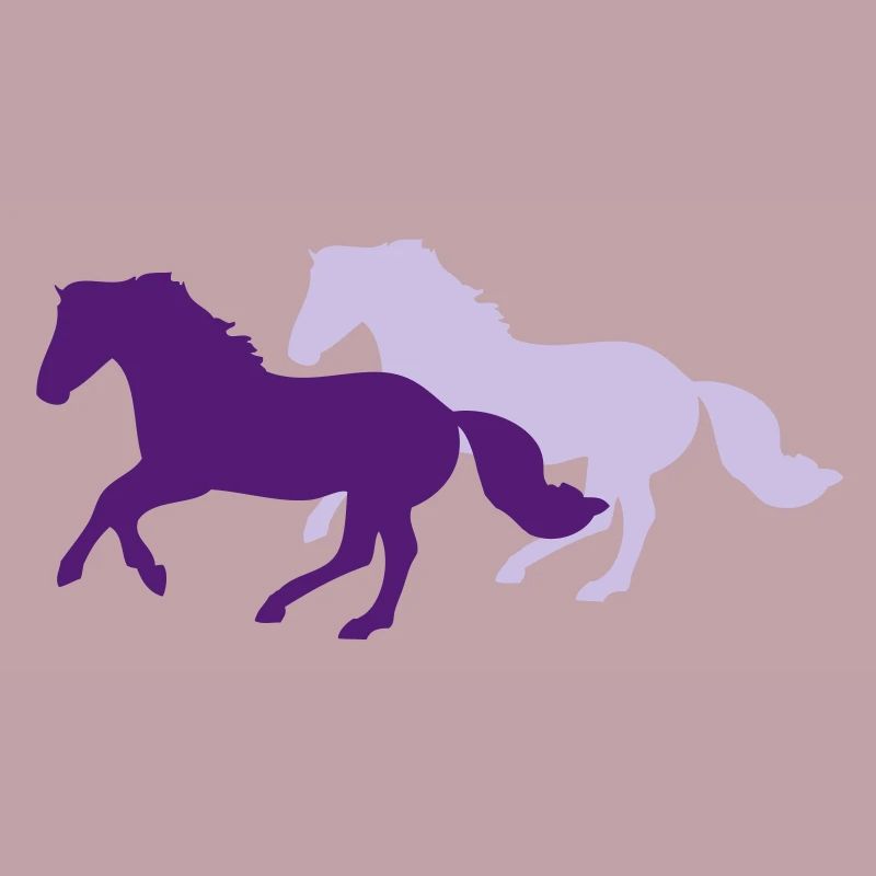 Deux chevaux au galop