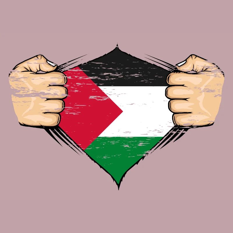 Drapeau de la Palestine Design utilisé