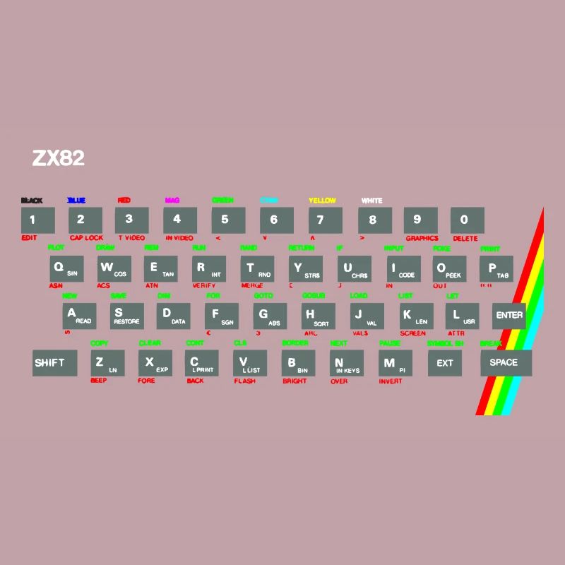 ZX81 (Zed-Ex) Spectrum Keyboard