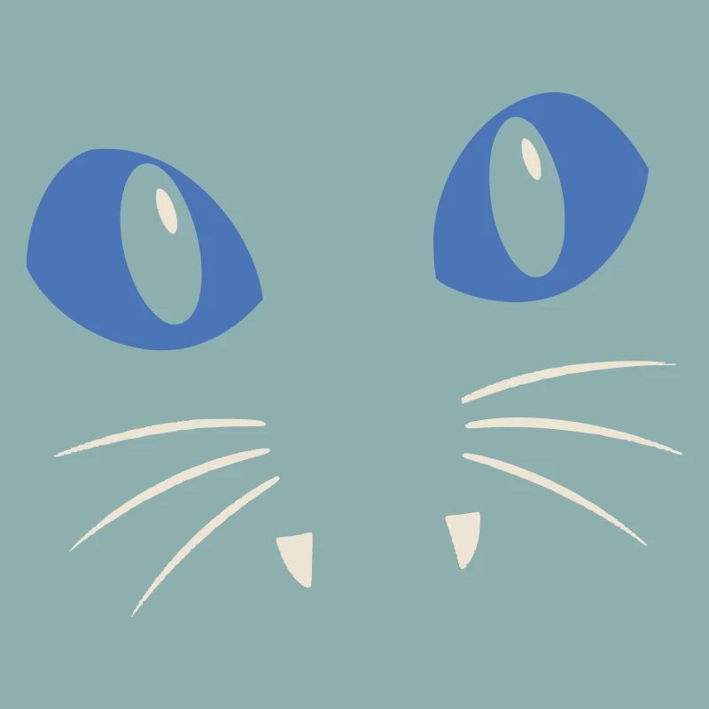Blauäugige Katze