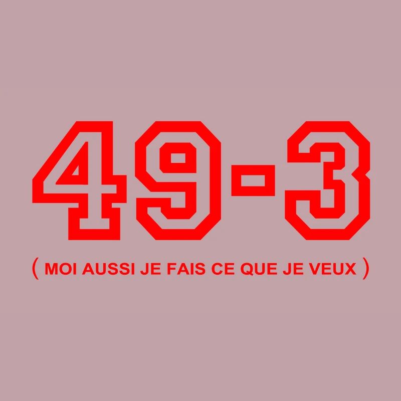 49-3 rouge