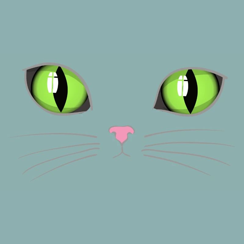 Katzengrüne Augen