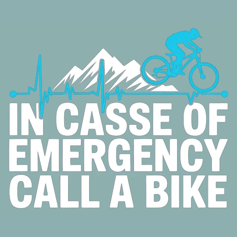 VTT, Descente, Action du cyclisme