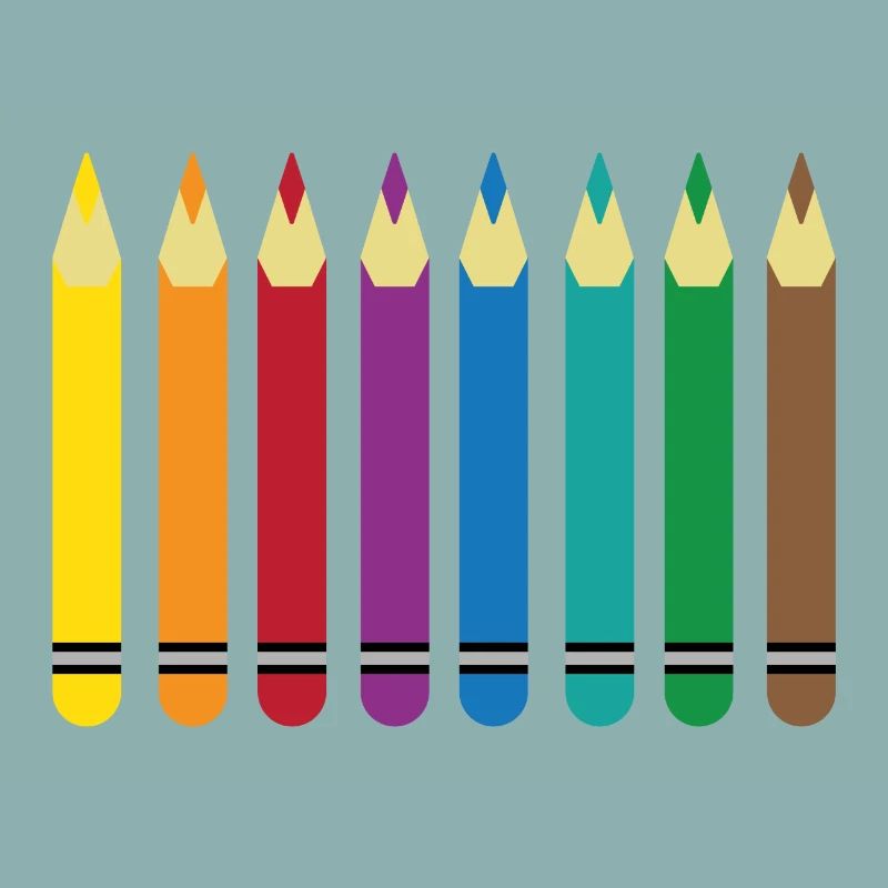 colored pencils