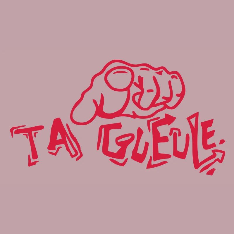 ta gueule doigt pointe insulte3