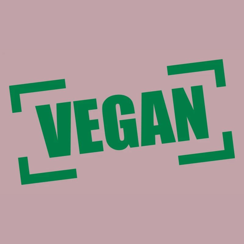 Logo de timbre végétalien