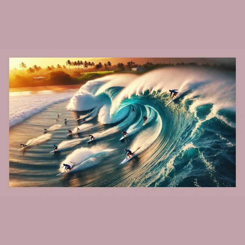 Surfeurs de pipelining