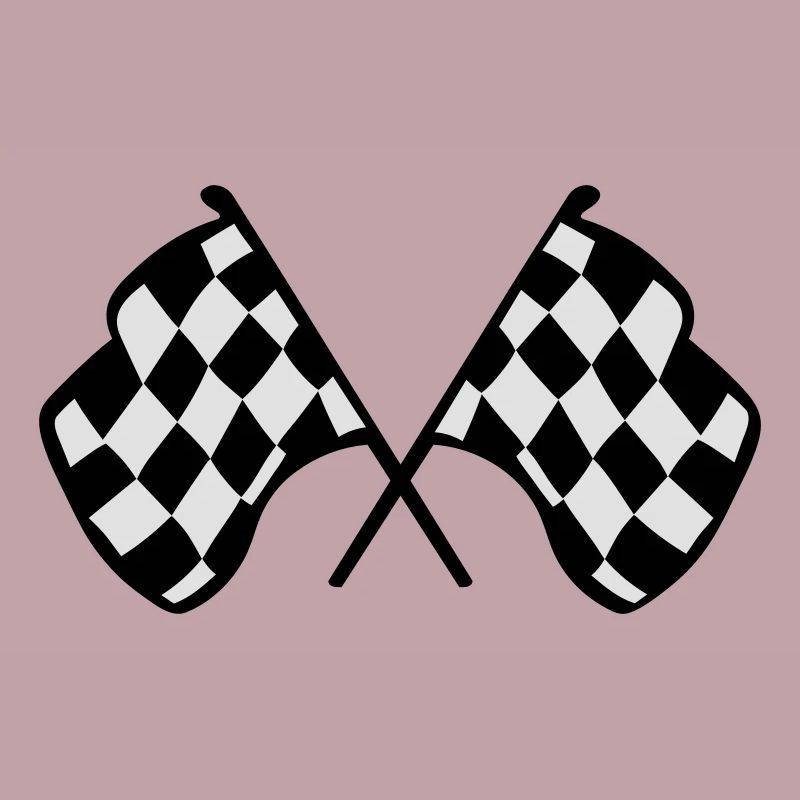 Drapeaux de course à damier