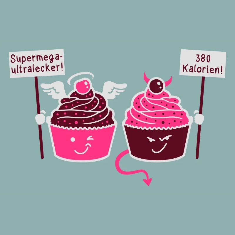 Cupcake - Muffin - Törtchen - Engel - Teufel - 3C