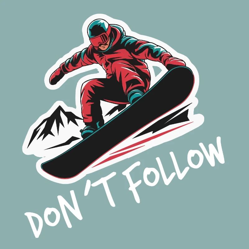 Snowboarder faisant du snowboard
