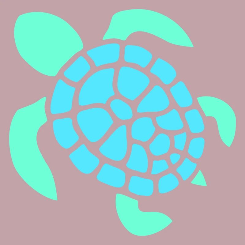 Turtle Logo Turtle Shell Pattern Icon