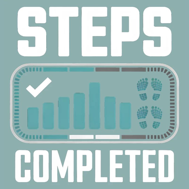 Steps Completed 10000 Schritte