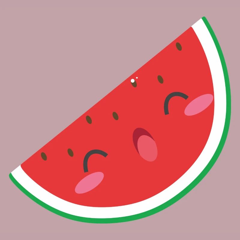 melon d'eau douce - pastèque douce avec le sourire