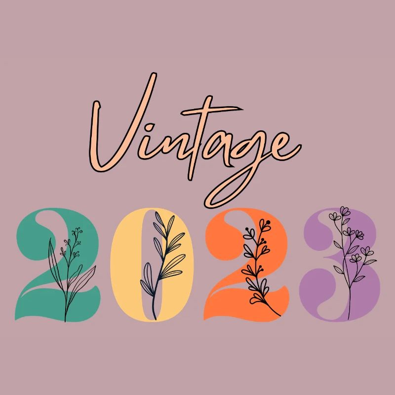 Vintage 2023 florale