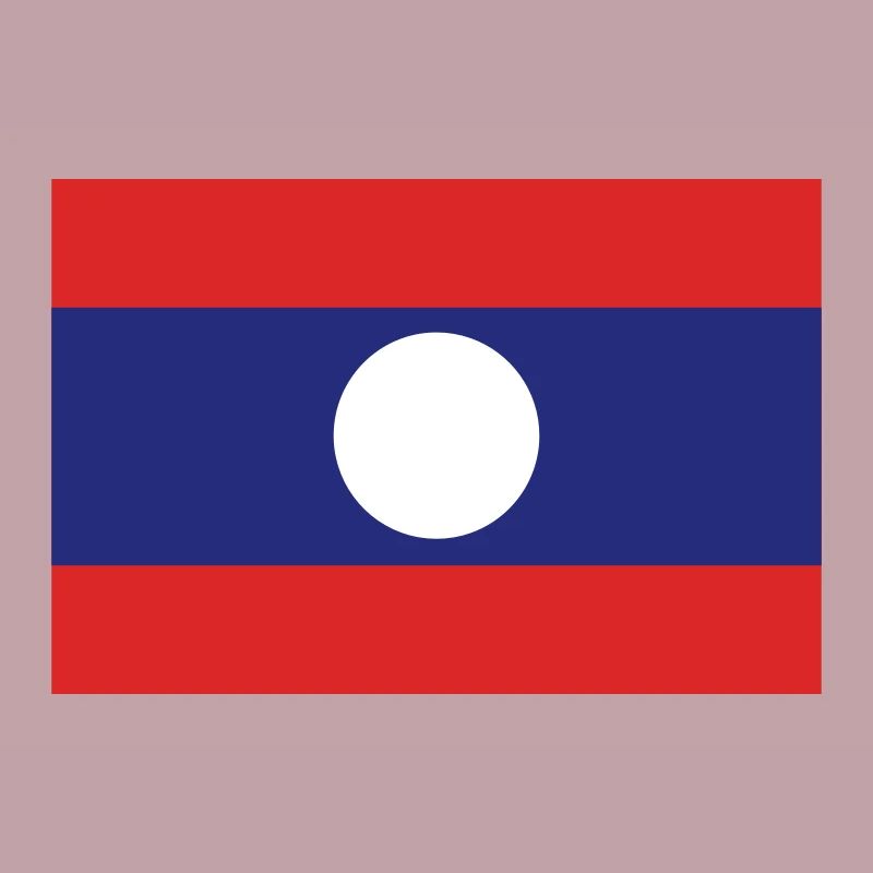 Laos - drapeau