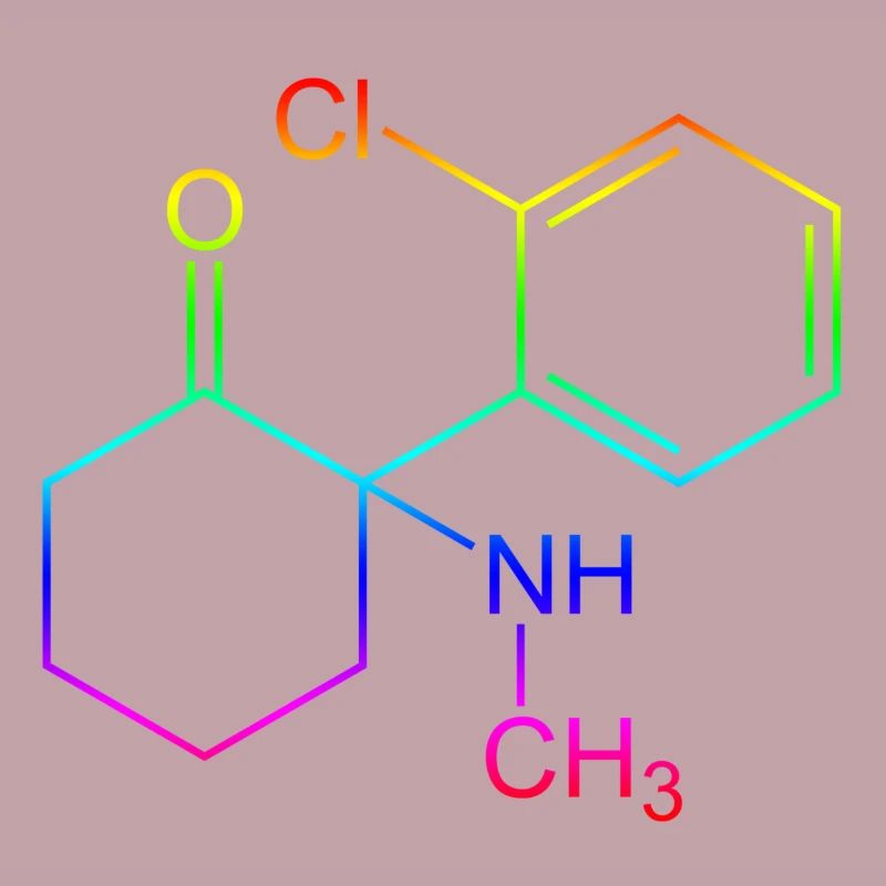 Ketamine structural formula