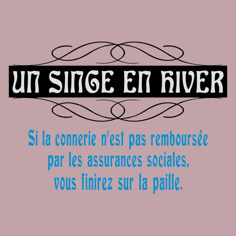 un singe en hiver