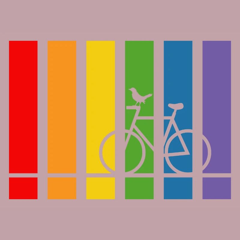Vélo arc-en-ciel