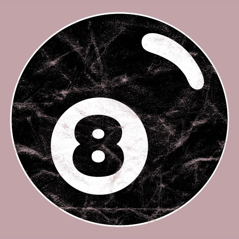 Billard boule de billard noir huit huit millésime