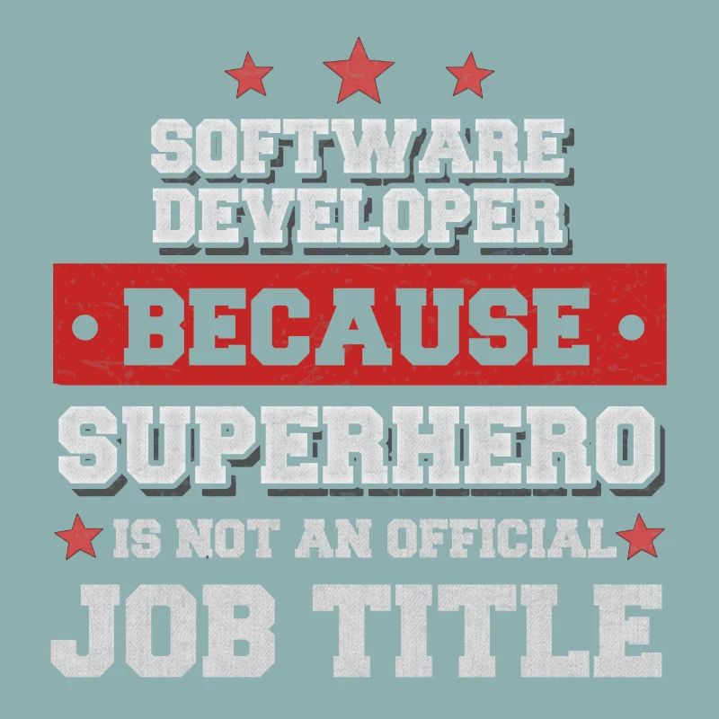 Software Developer Superhero Shirt