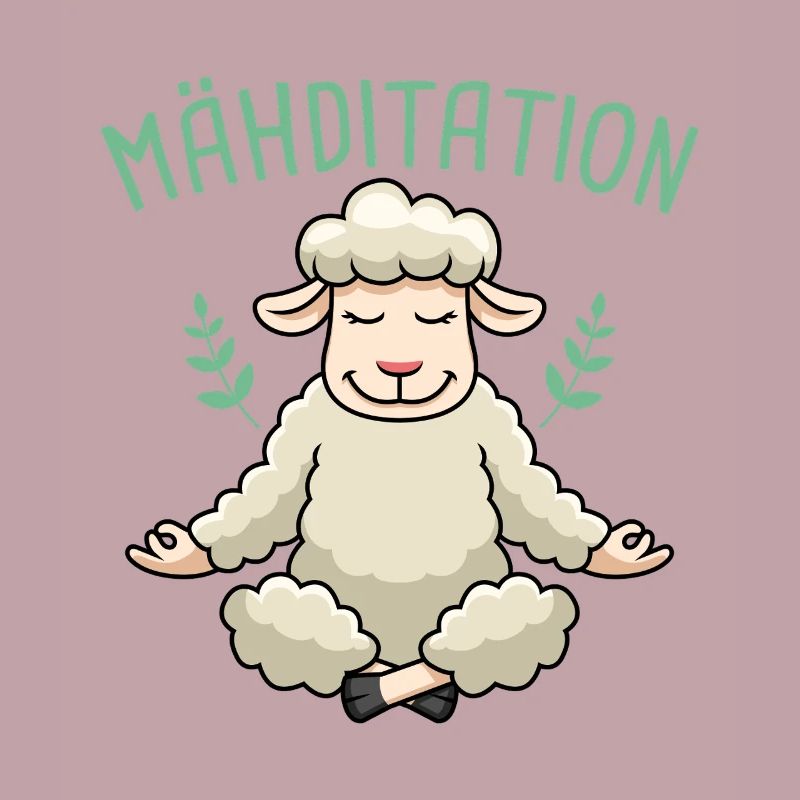 Sheep Meditation Sheep Wool Sheep Mowditation