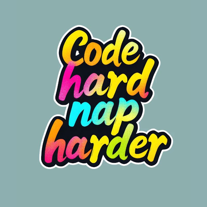 Code Hard Nap Harder Funny Programmer Tee