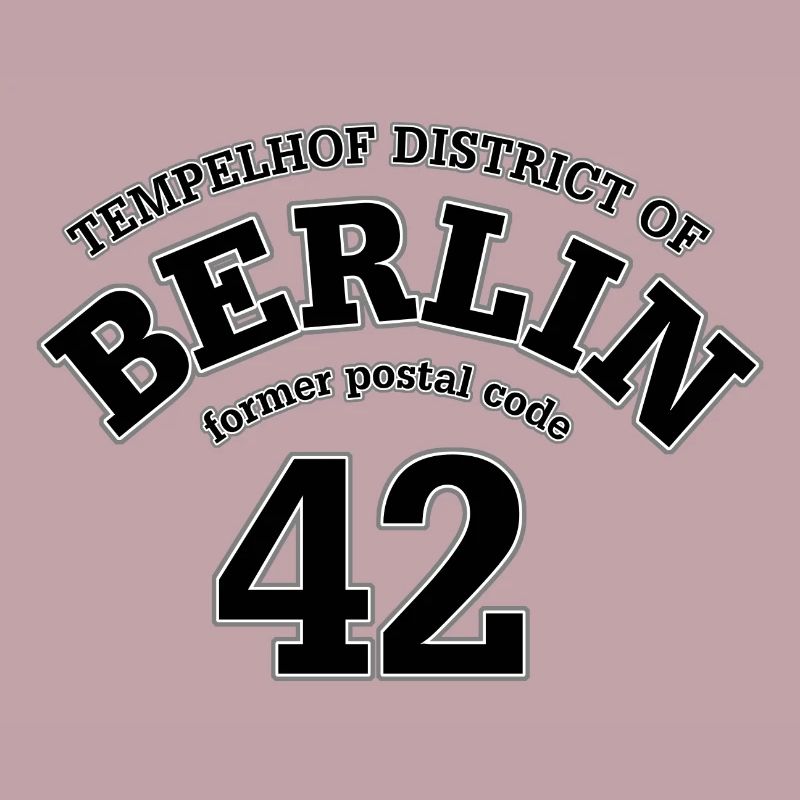 Berlin 42 black print