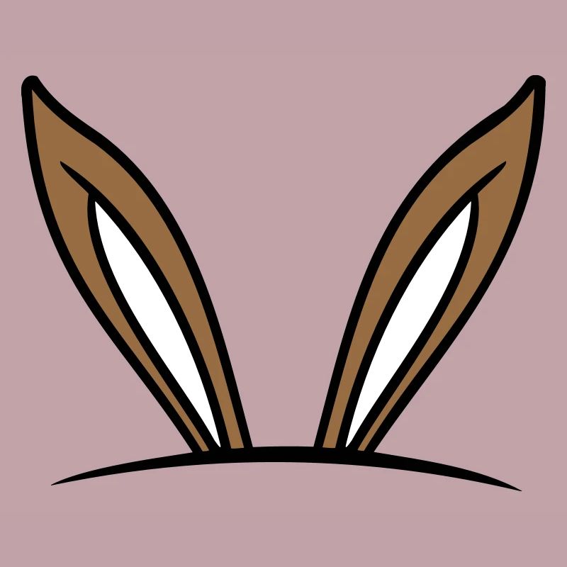 Lapin Oreilles De Lapin Trou Sac Caché Drôle Mignon