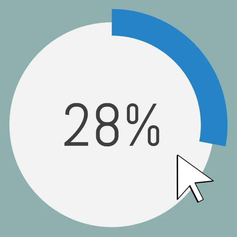 Blue Progress Ring IT Software PC Computer