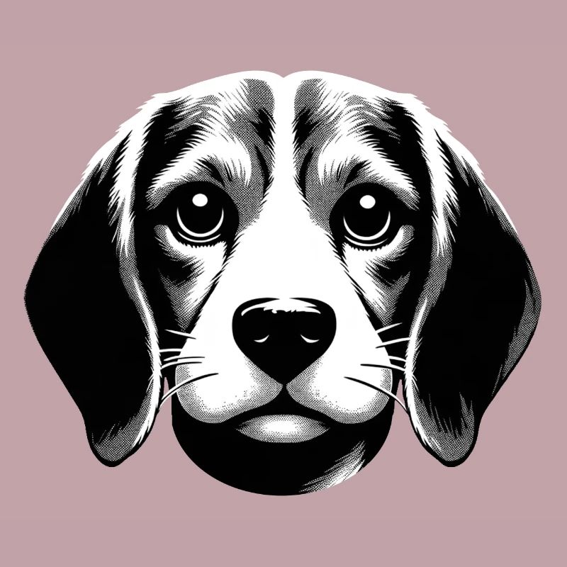 Le Beagle | Sourire mignon visage de chien