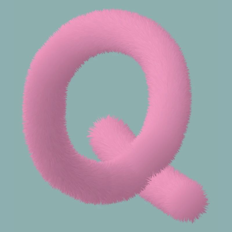 Lettre moelleuse Q