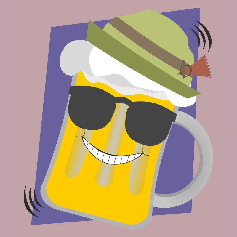 Vatertag Geschenk Bier mit Sonnenbrille Idee
