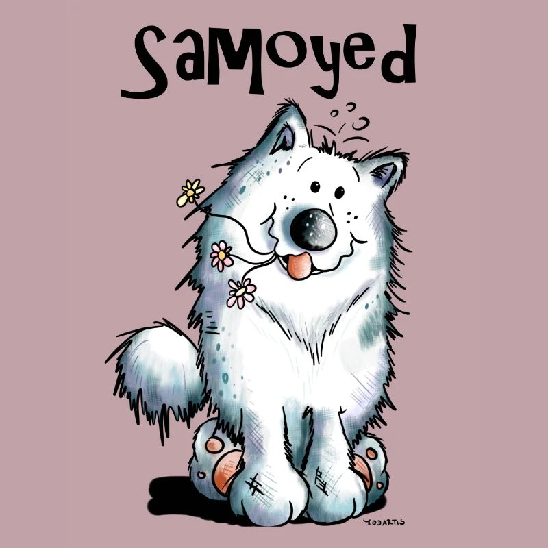 Funny Samoyed
