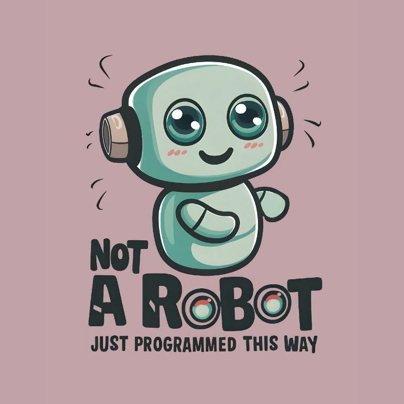 Not a Robot, Just Programmed This Way
