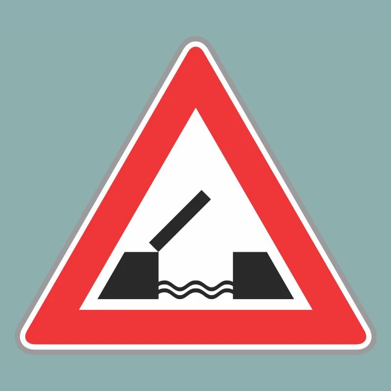 Panneau routier pont
