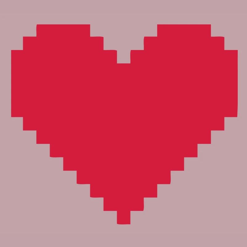 Herz aus Pixel