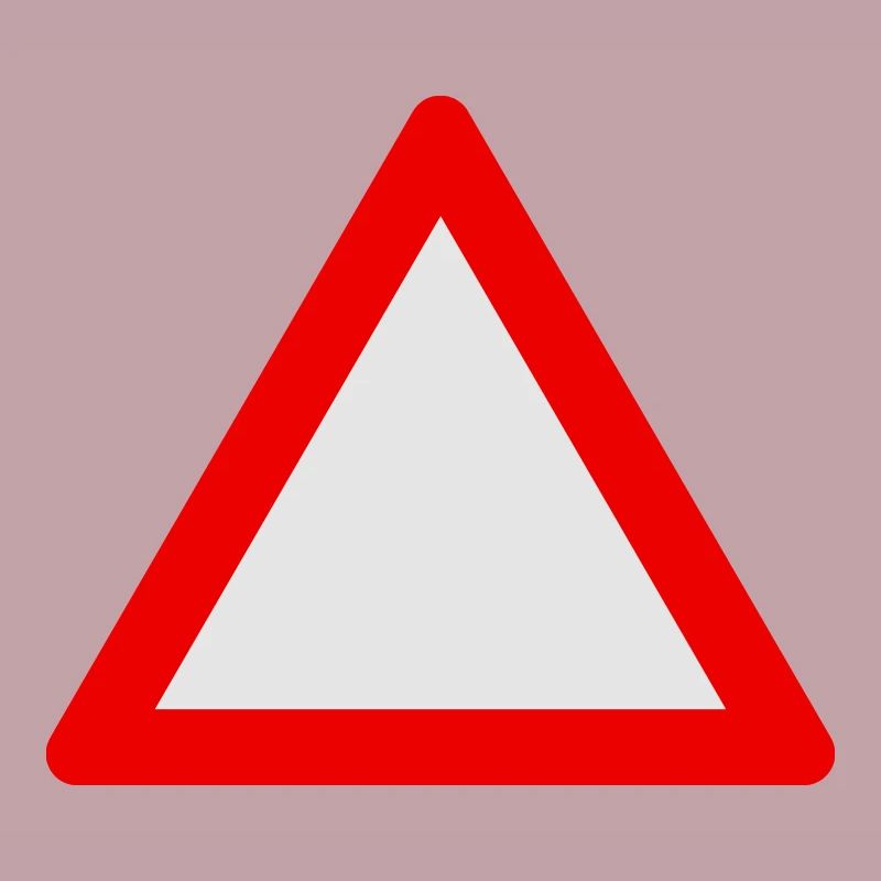 Blank Warning Triangle