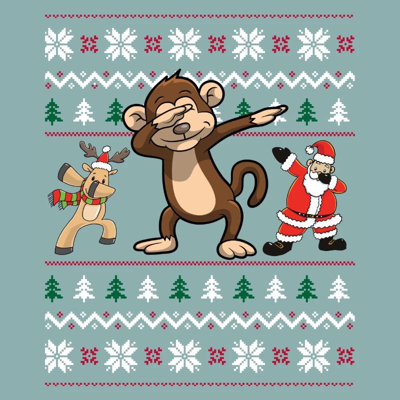 Laid Pull dab singe drôle cadeau de Noël