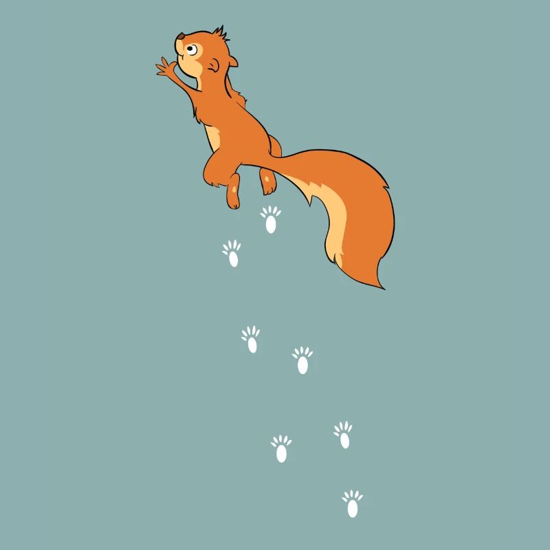 Kletterndes Eichhörnchen Nagetier Squirrel