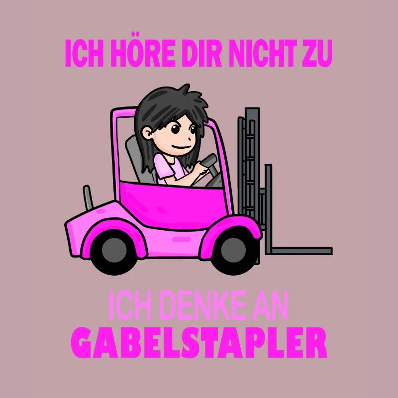 Staplerfahrerin Damen Gabelstapler Stapler
