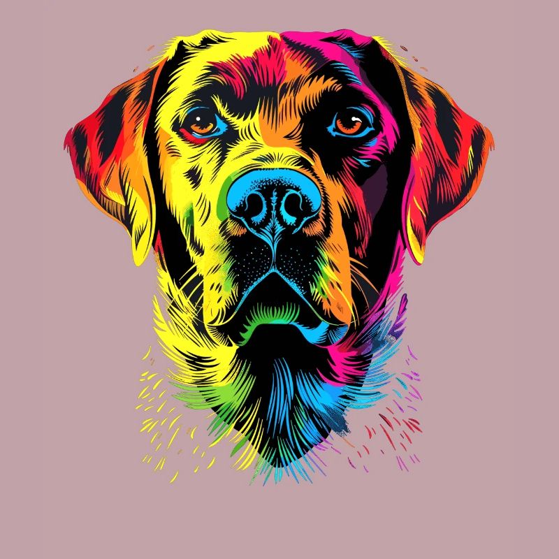 Labrador Retriever Bunte Farben Pop Art Hunde