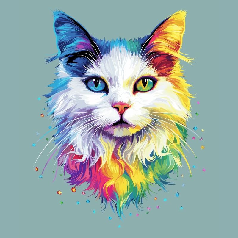 Chat Angora Blanc Chat Angora Chats Angora Mignons